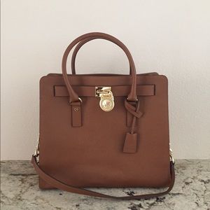 NWOT Michael Kors Tan Leather Tote Bag